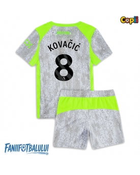Manchester City Mateo Kovacic #8 Echipament de Fotbal Replică 2025-26 Copii Treilea (+ Șorturi)